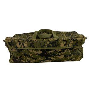 Vintage Military-Style Camouflage Mechanic Tactical Canvas Duffle Bag